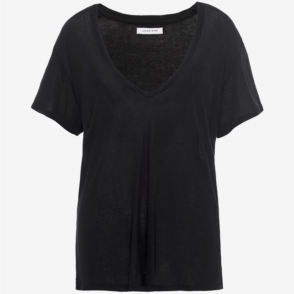 Anine Bing silk lightweight t shirt